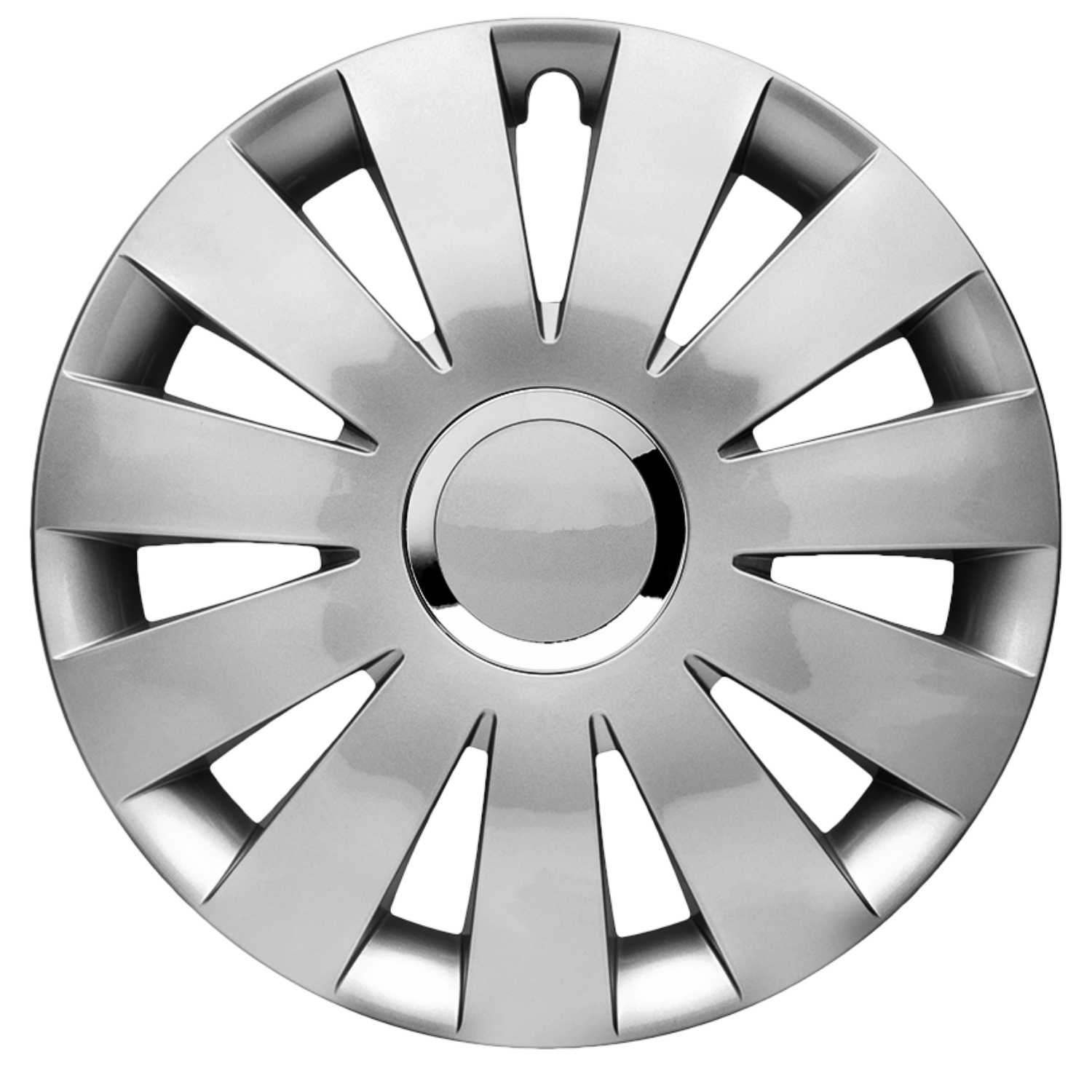 Beat Radkappen Felgenabdeckung, 4 Stück 13-17 Zoll Matt/Glänzend – Premium Radzierblenden, Autostyling