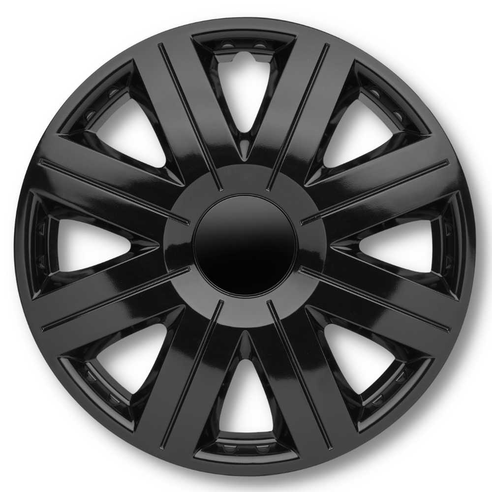 Cosmos Radkappen Felgenabdeckung, 4 Stück 13-17 Zoll Matt/Glänzend – Premium Radzierblenden, Autostyling
