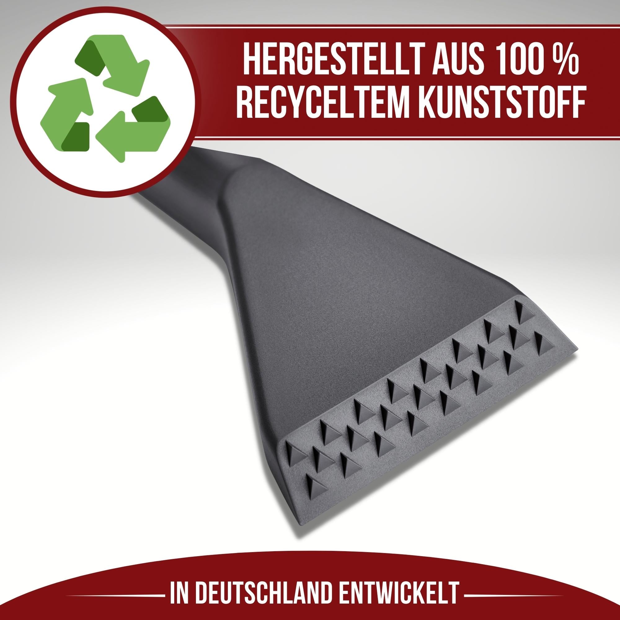 Eiskratzer – Schwarz Matt, Hochwertiger Kunststoff