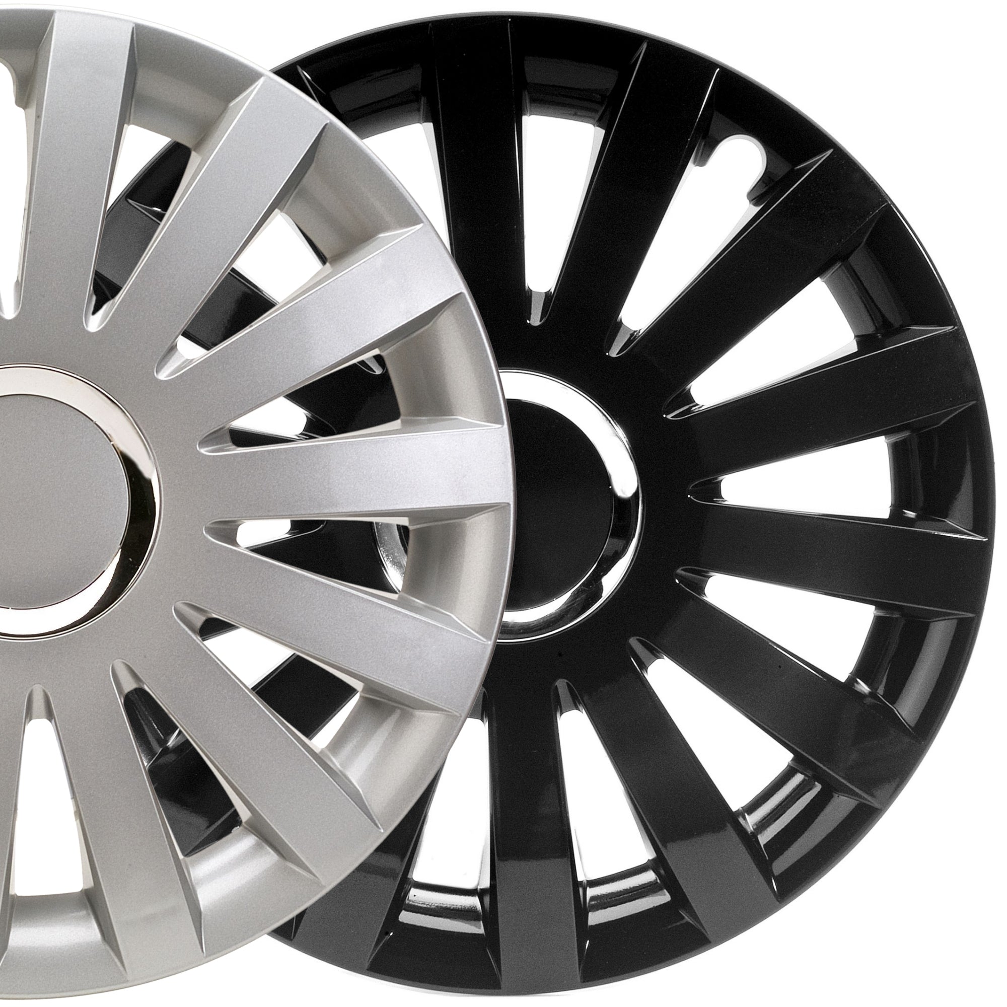 Sail Radkappen Ansicht, 4 Stück 13-17 Zoll Matt/Glänzend – Premium Radzierblenden, Autostyling