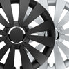 Sky Radkappen Felgenabdeckung, 4 Stück 13-17 Zoll Matt/Glänzend – Premium Radzierblenden, Autostyling

