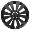 Sky Radkappen schwarz matt, 4 Stück 13-17 Zoll Matt/Glänzend – Premium Radzierblenden, Autostyling
