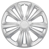 Terra Radkappen Felgenabdeckung, 4 Stück 13-17 Zoll Matt/Glänzend – Premium Radzierblenden, Autostyling